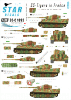 Star Decals 35-C1092 SS-Tigers in France # 4 1/35